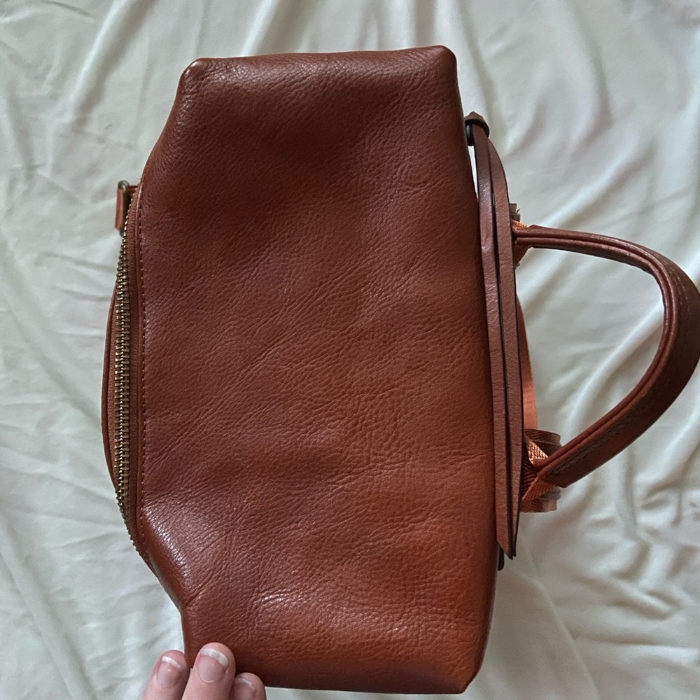 Brown Leather Backpack - Picture 8 of 11